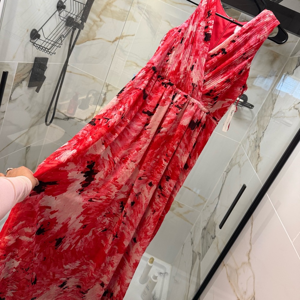 DR Collection Vibrant Red Maxi Dress